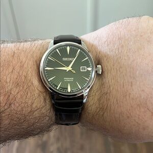 Seiko Presage “Cocktail Time” Green Dial Watch